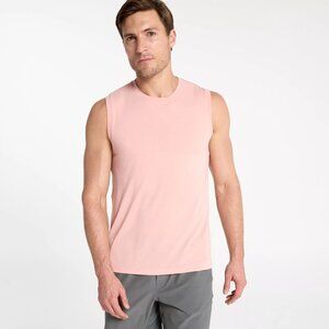 VRST Men's Icon Tank, XXL, Pink Bloom